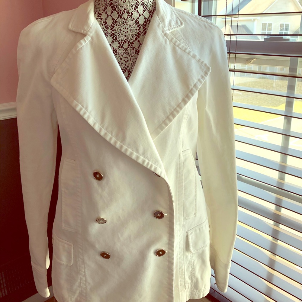 Dolce & Gabbana white denim jacket (authentic)